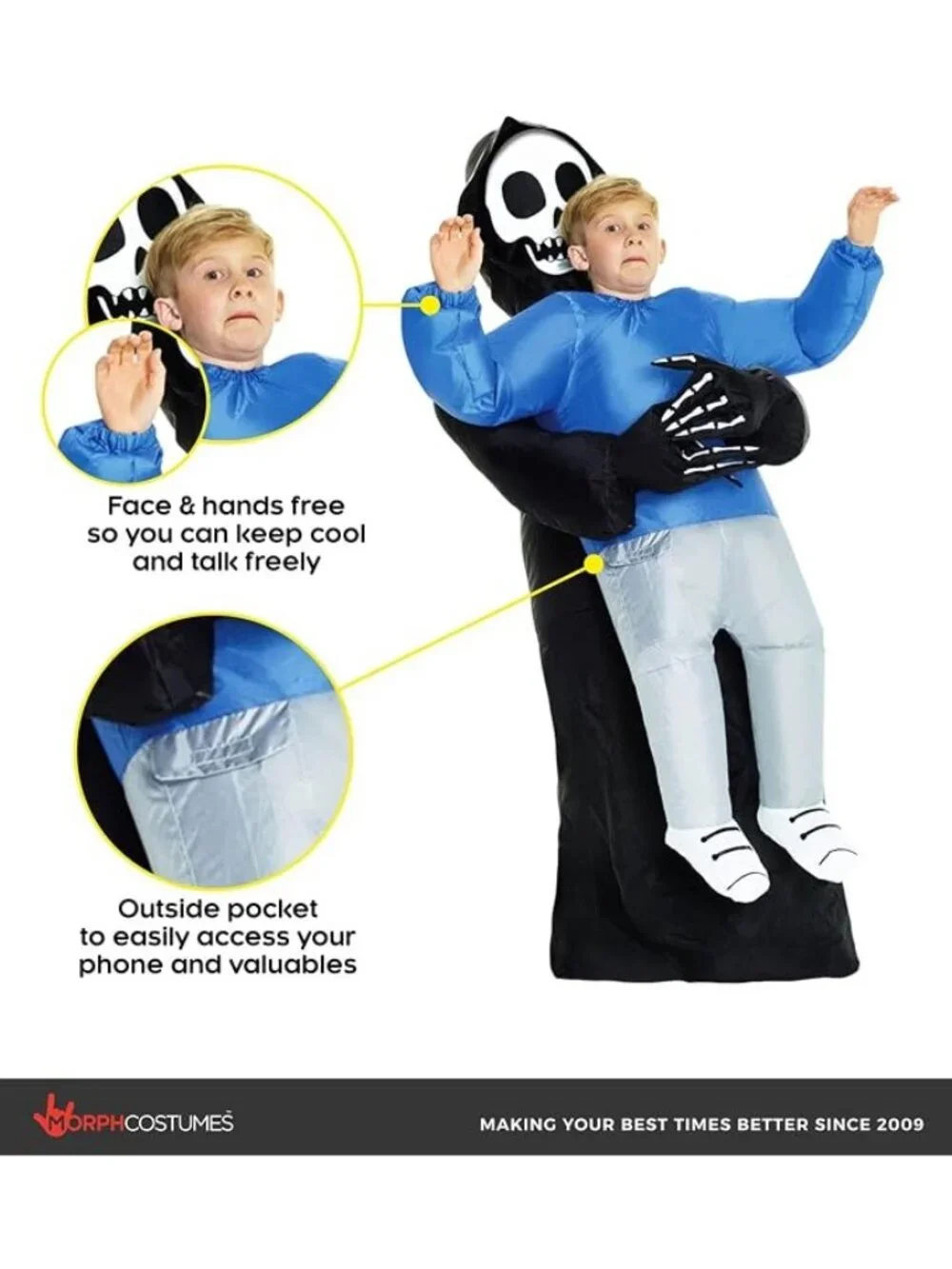 Morphsuits creates carried